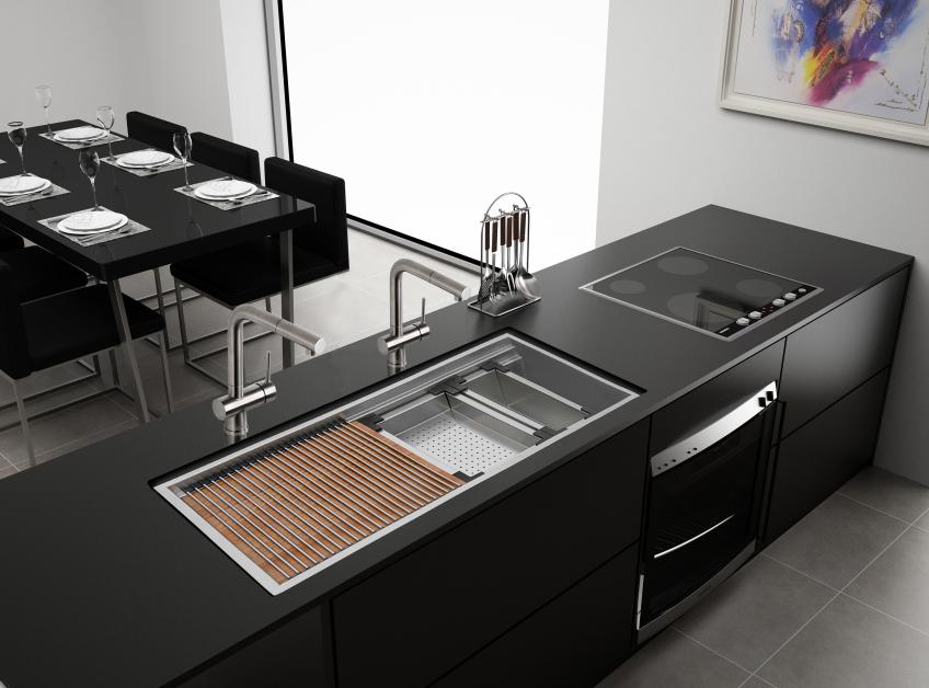 german workstation kitchen sink