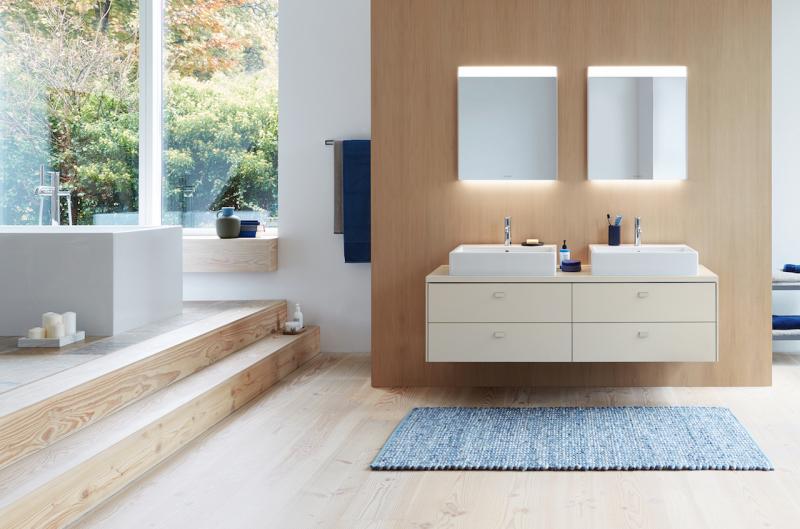 Duravit Brioso with Vero Air vanity and mirror