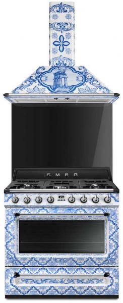 Dolce & Gabbana range and hood for Smeg