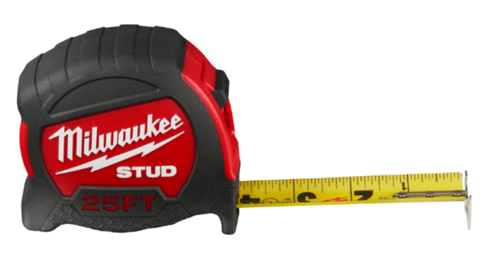 Milwaukee Tool Stud Tape Measure Silo Extended