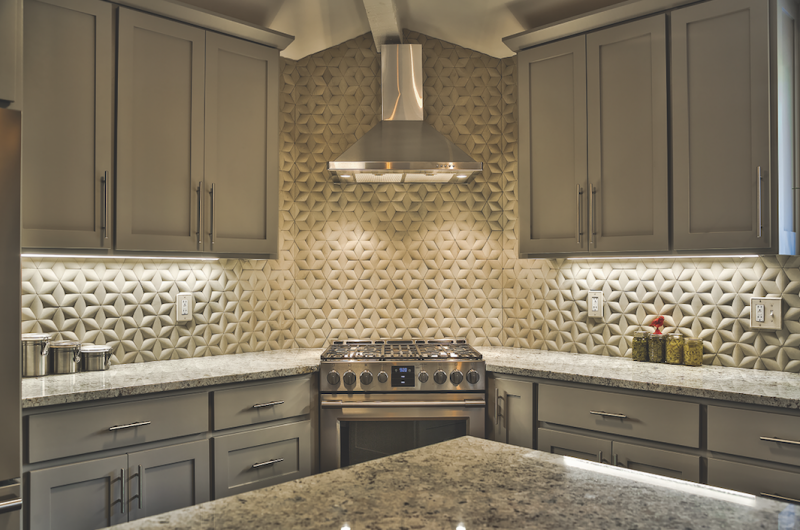 IslandStone ParagonHex kitchen wide