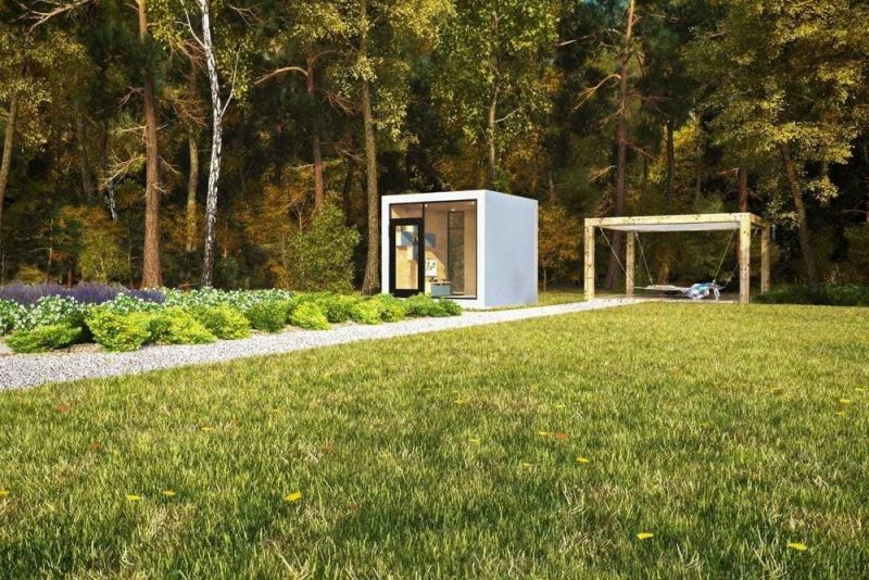 Aux box prefab outbuilding