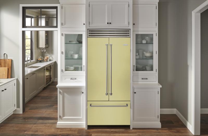 BlueStar Collaboration with Eric Cohler Savor the Seasons French Door Refrigerator in Spelt