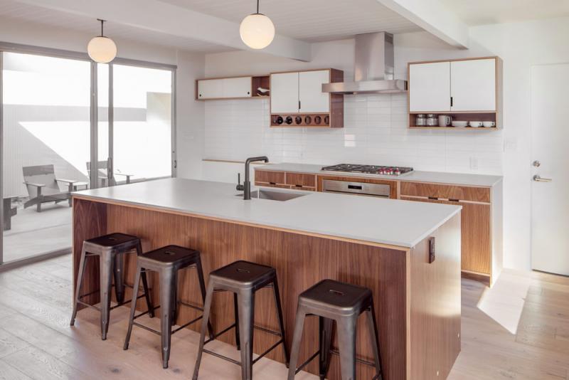 4 Kerf Design Mid Century Kitchen inexpensive kitchen cabinets