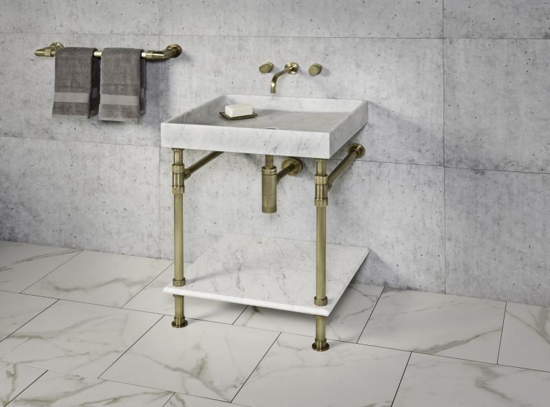 Stone Forest Sinks Elemental Collection stand with Ventus bath sink