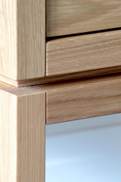 Coquo solid white oak construction detail