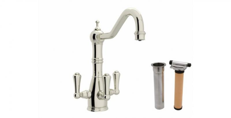 Rohl Perrin and Rowe 3-lever faucet