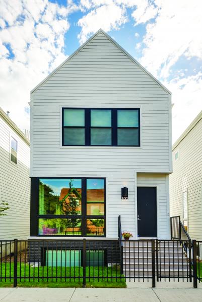 James Hardie exterior siding on Basecamp Development Chicago