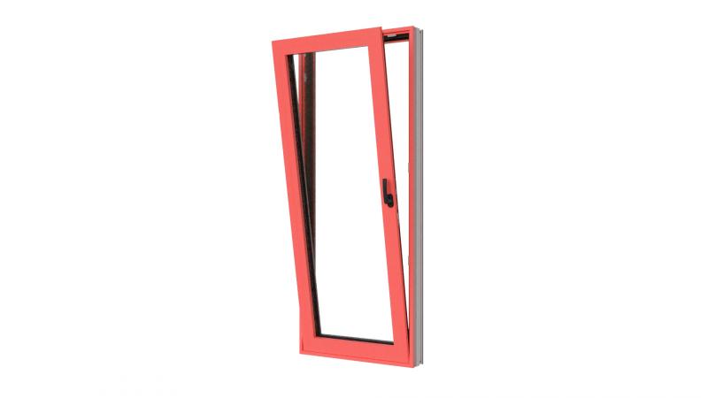 Universal Series from Cascadia Windows in red