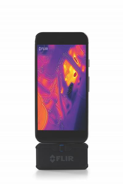 Flir One Pro thermal camera phone app