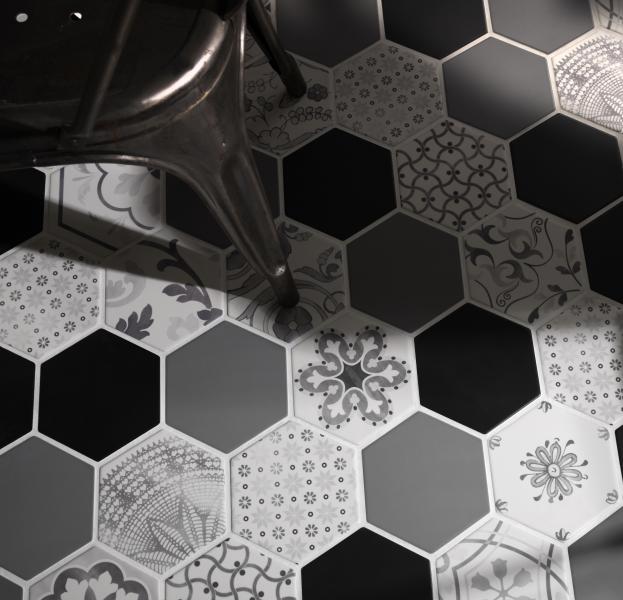 Nemo Tile and Stone Gramercy hexagon porcelain