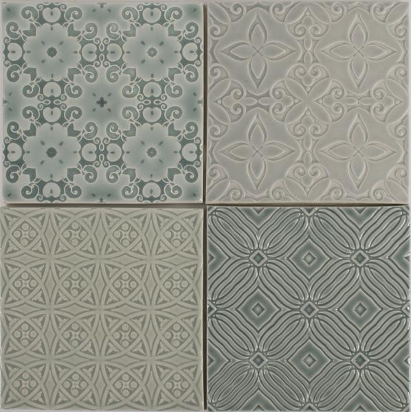 Pratt and Larson Ceramics Embossed Series tile