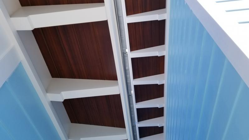 Versatex PVC with Aqua-DIY GrainEx Stain and top coat