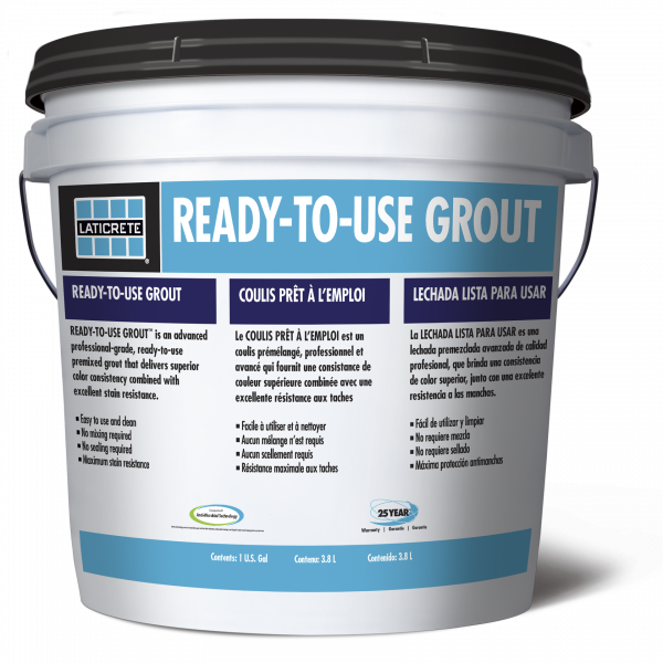 Laticrete ready to use grout