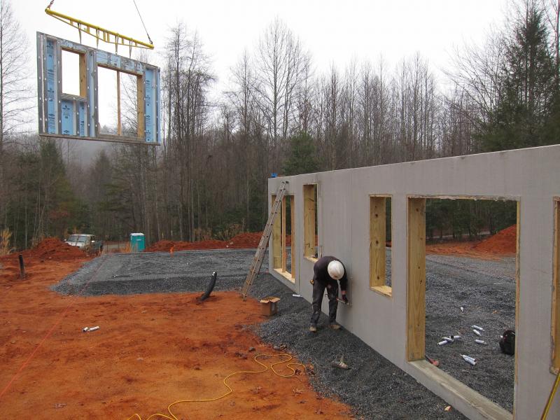 Superior Walls precast wall panels