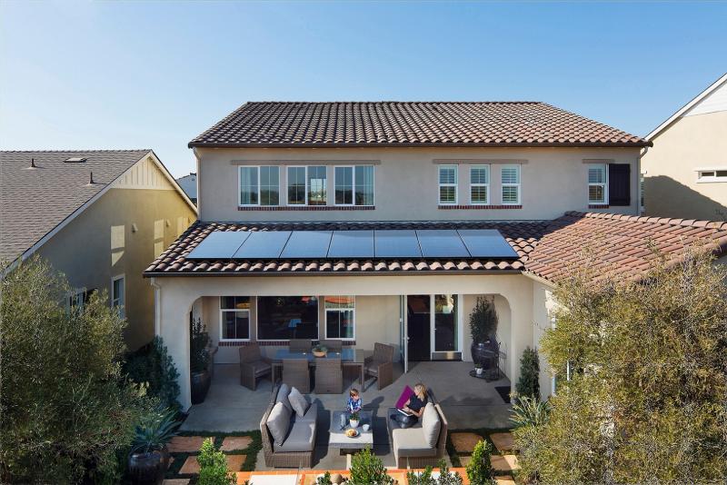 SunPower solar panel roof