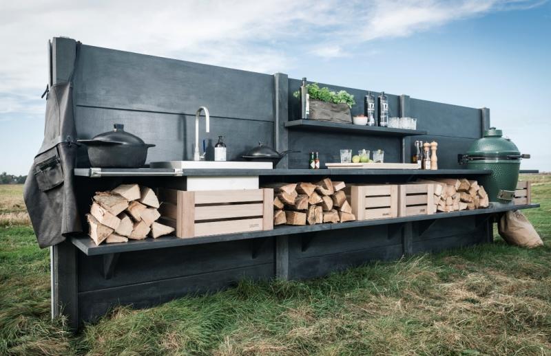 WWOO concrete outdoor kitchen