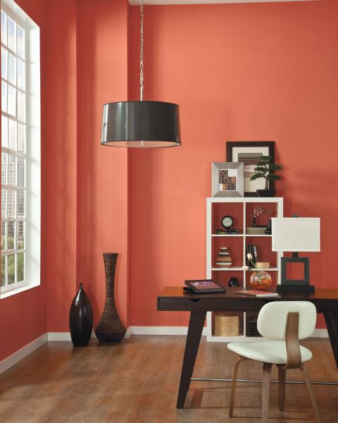 Sherwin-Williams Coral Reef paint