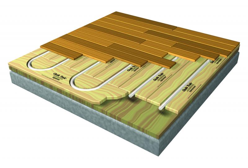 Uponor radiant flooring