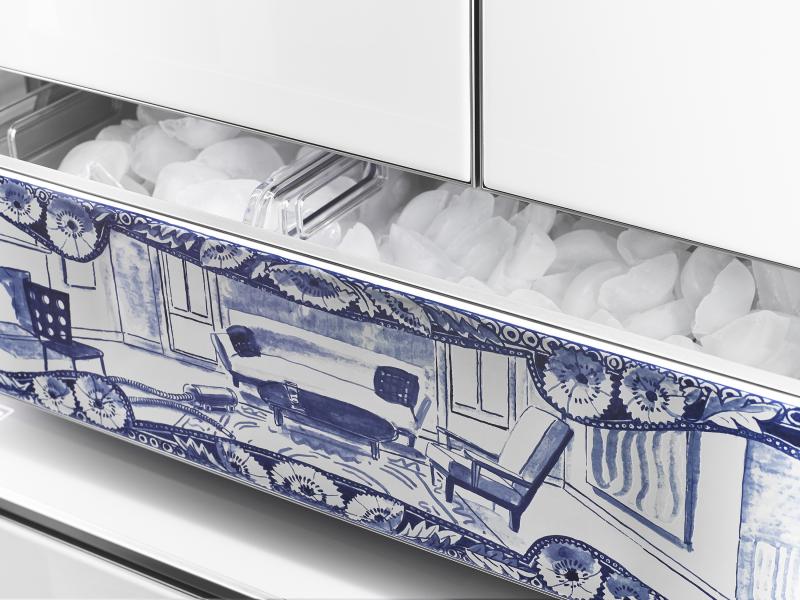 Dacor Atelier Edition refrigerator ice drawer