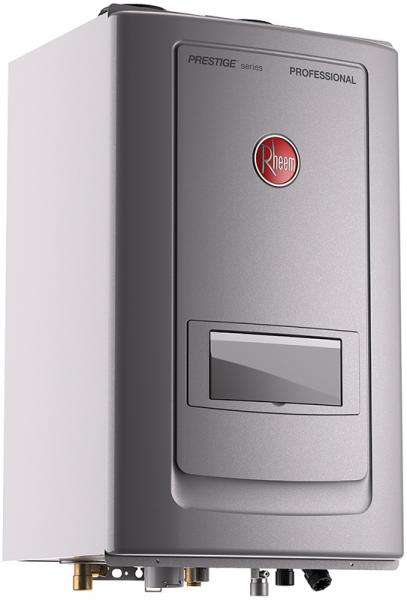 Rheem High Efficiency Tankless Water Heater with Built-In Recirculation