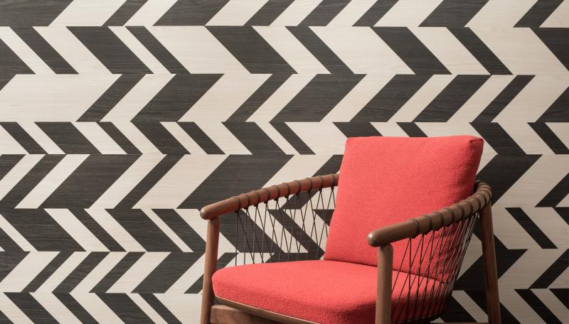 WilsonArt Ebony Modern Chevron